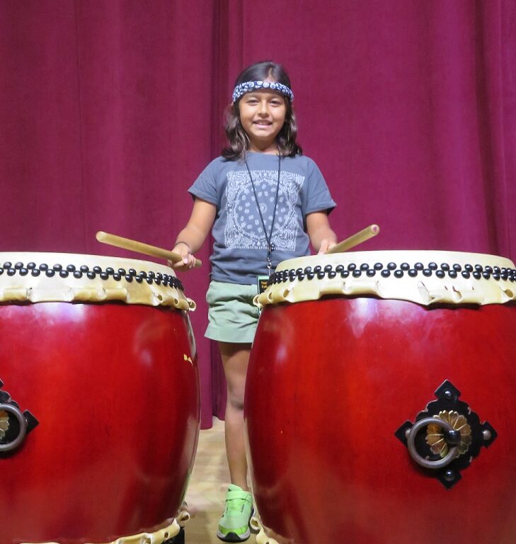 Taiko class - camp 2022