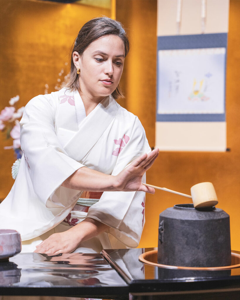 Woman Performing Tea Ceremony