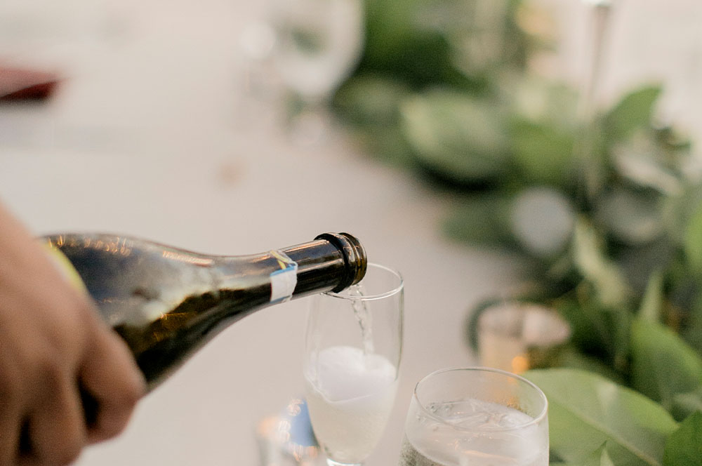 A little bit of the bubbly