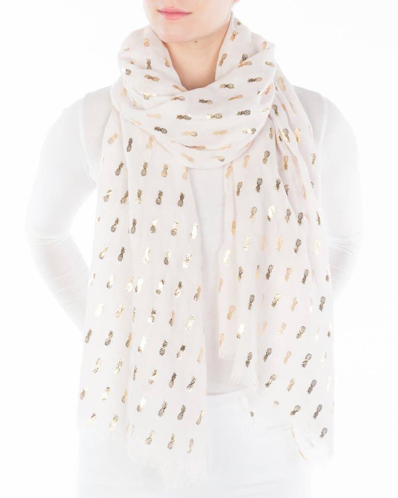 PINEAPPLE NATURAL SCARF