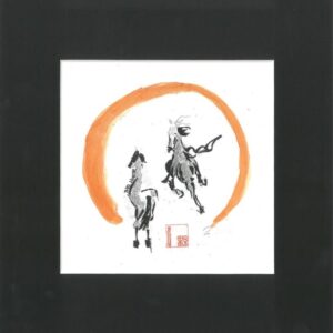 Sumi-e Zodiac Matted Prints