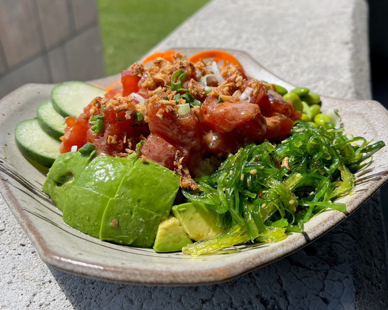Spicy Salmon Poke Bowl