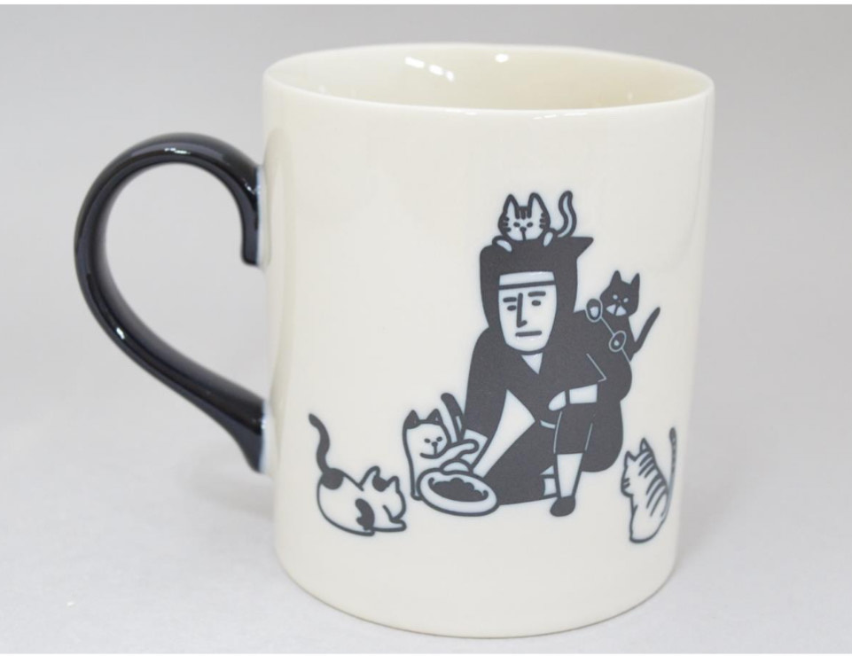 Ninja with Cats Mug - Image 2