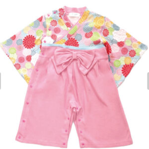 Baby Kimono Romper - Chrysanthemum