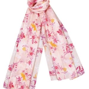 Pink Cat Cotton Stole