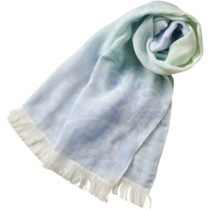 Blue/Green Cotton Stole