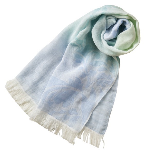 Blue/Green Cotton Stole