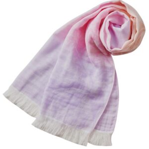 Pink/Orange Cotton Stole