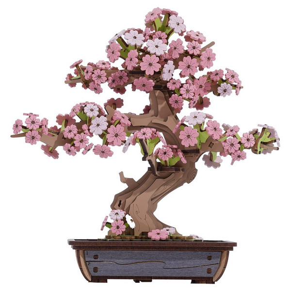 Wood Puzzle: Sakura Bonsai - Image 2