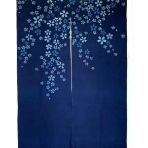 Noren Indigo Cherry Blossom