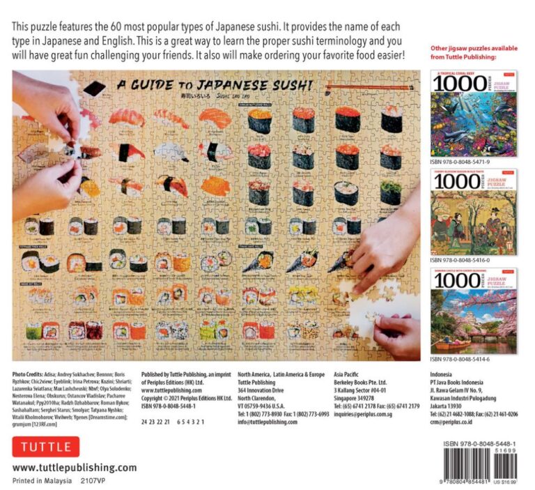 1000 Piece Puzzle - Guide to Sushi - Image 2