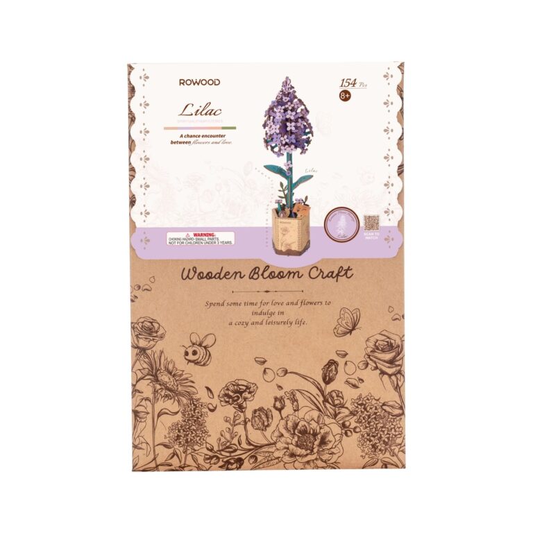 Lilac 3D Wooden Puzzle - Image 2