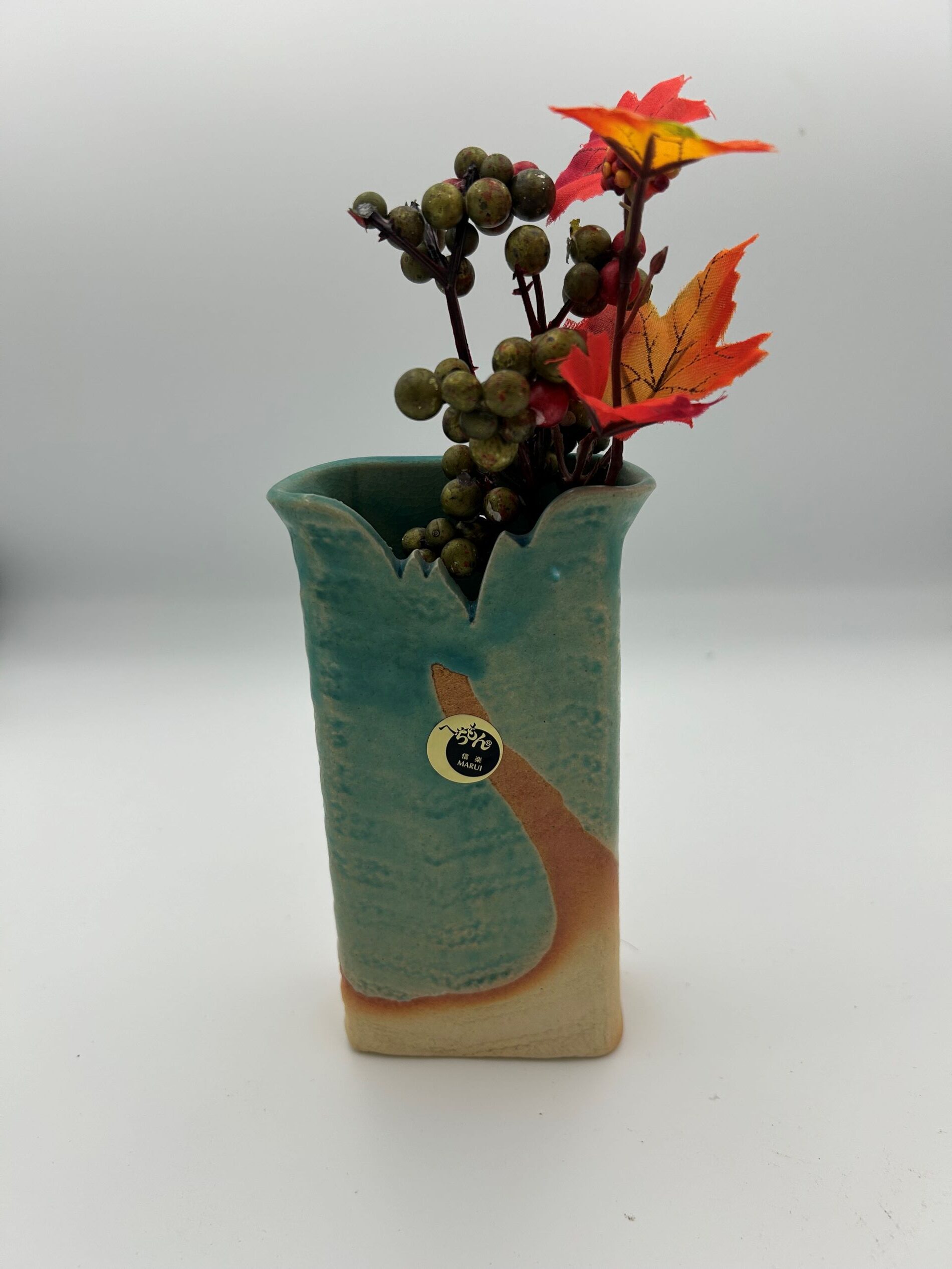 Shigaraki Vase Turquoise - Image 2