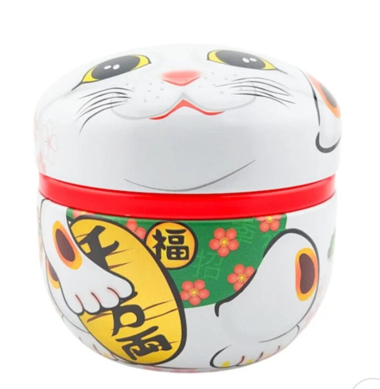 Lucky Cat Tea Caddy
