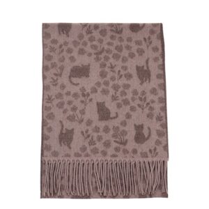 Mocha Cat Scarf