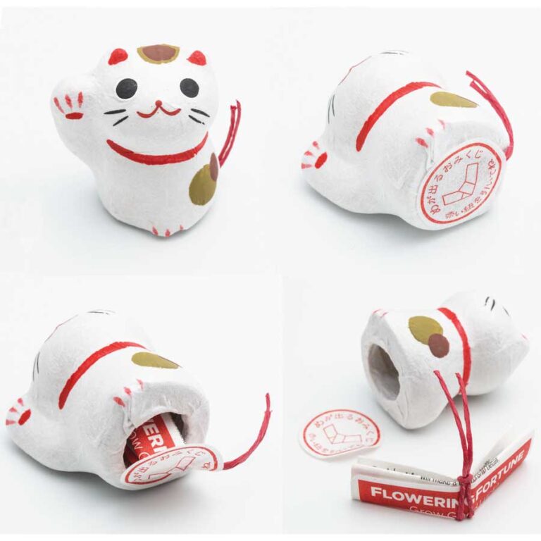 Flowering Fortune Maneki Neko - Image 2