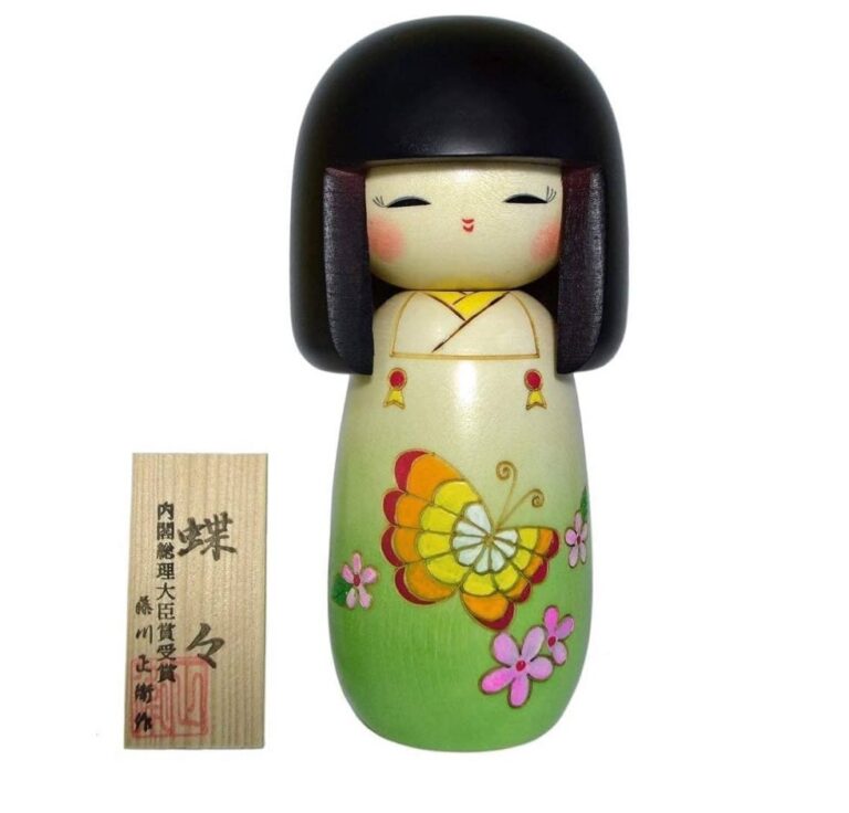 Kokeshi Doll - Butterfly