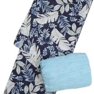Blue Leaves Yukata with Obi