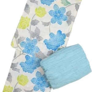 Blue Flower Yukata with Obi