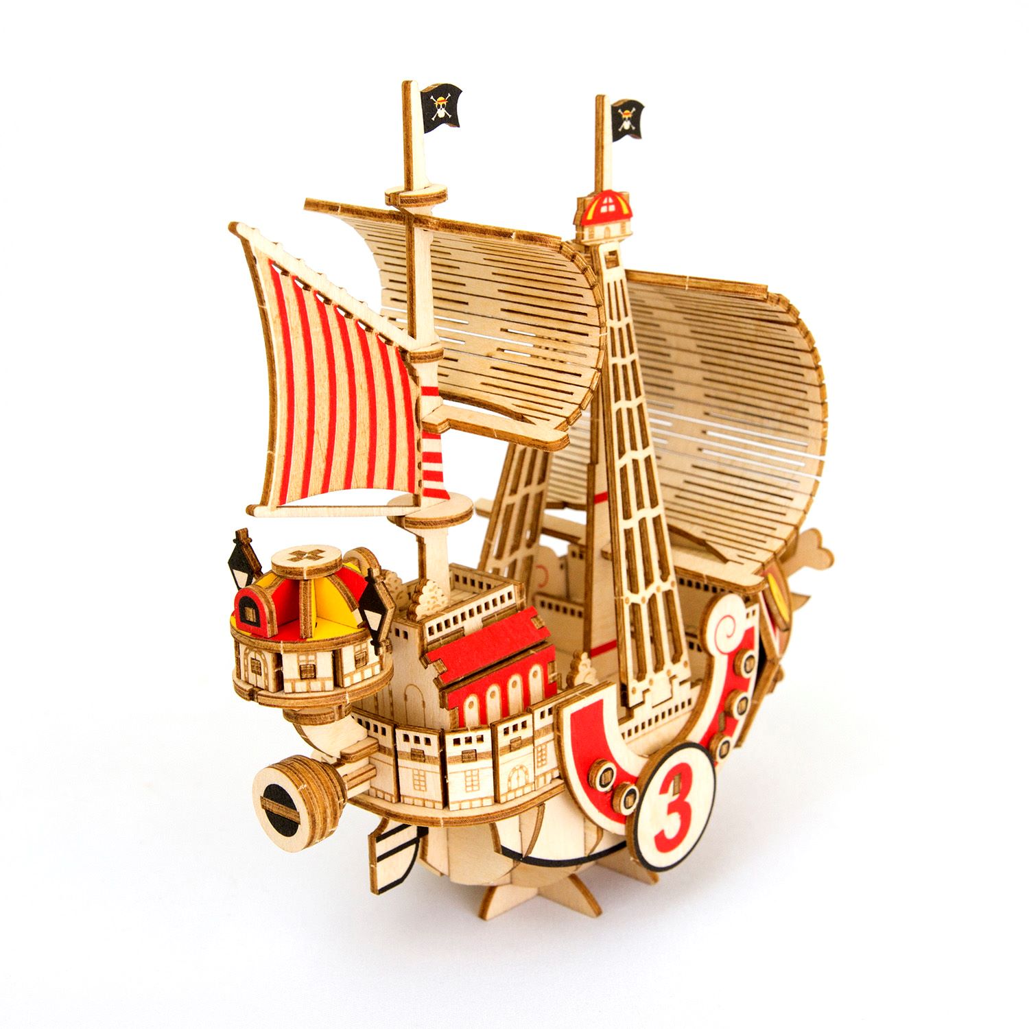One Piece: Thousand Sunny Ship 3D Puzzle - Image 3