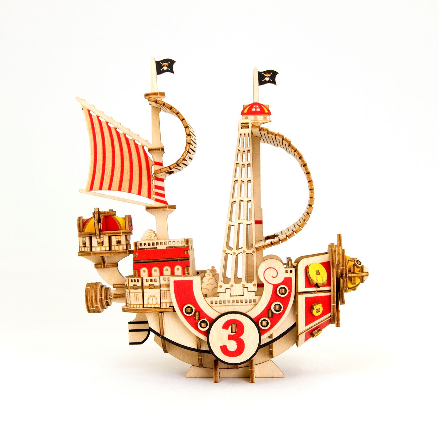 One Piece: Thousand Sunny Ship 3D Puzzle - Image 4