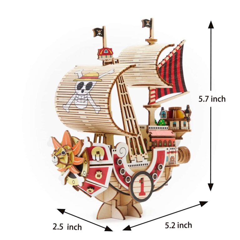 One Piece: Thousand Sunny Ship 3D Puzzle - Image 7