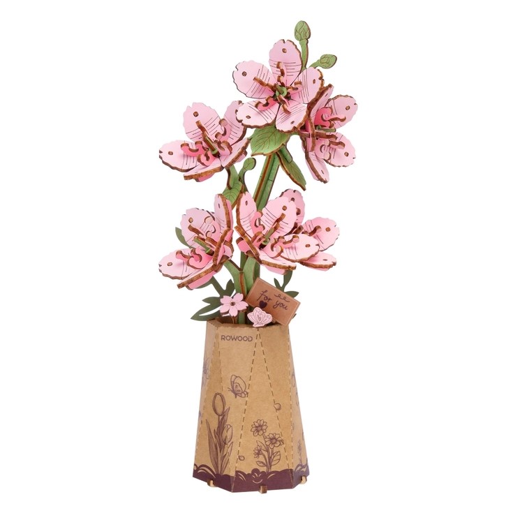 3D Puzzle: Sakura Flowers