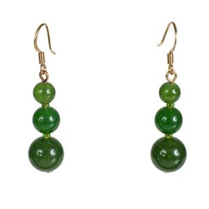 Graduated Jade Earring