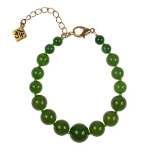 Graduated Jade Bracelet