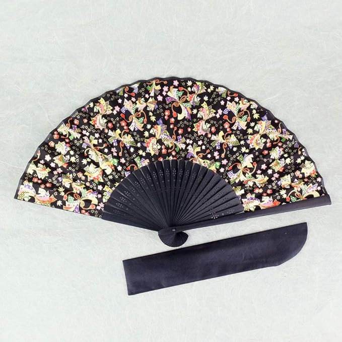 Yuzen Washi Ribbons Fan